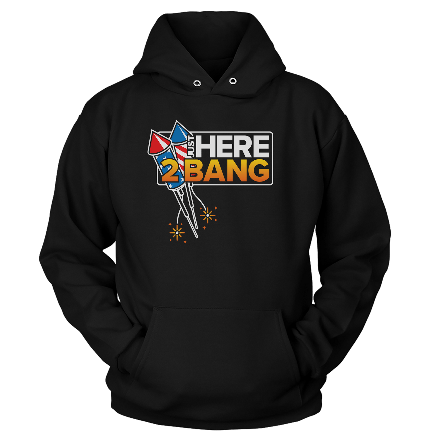Apparel Unisex Hoodie / Black / S Here 2 Bang