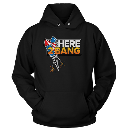 Apparel Unisex Hoodie / Black / S Here 2 Bang