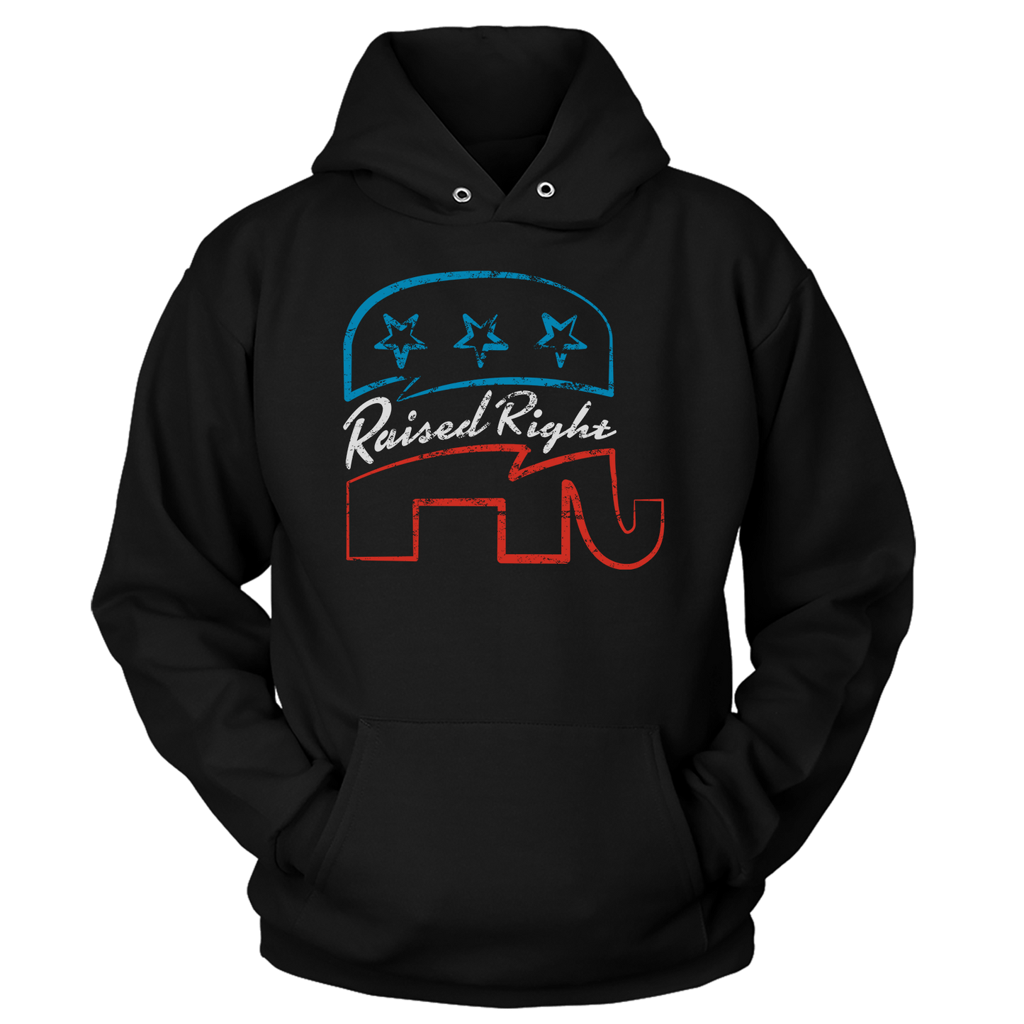 T-shirt Premium Soft Hoodie / Black / XS Raised Right (Ladies)