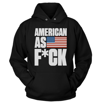 Apparel Unisex Hoodie / Black / S American As F! TAME