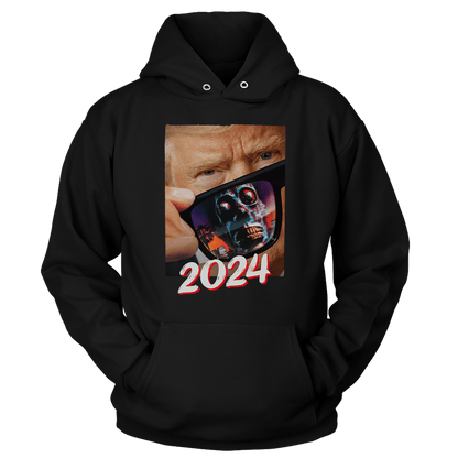 T-shirt Unisex Hoodie / Black / S Trump 2024 They Live