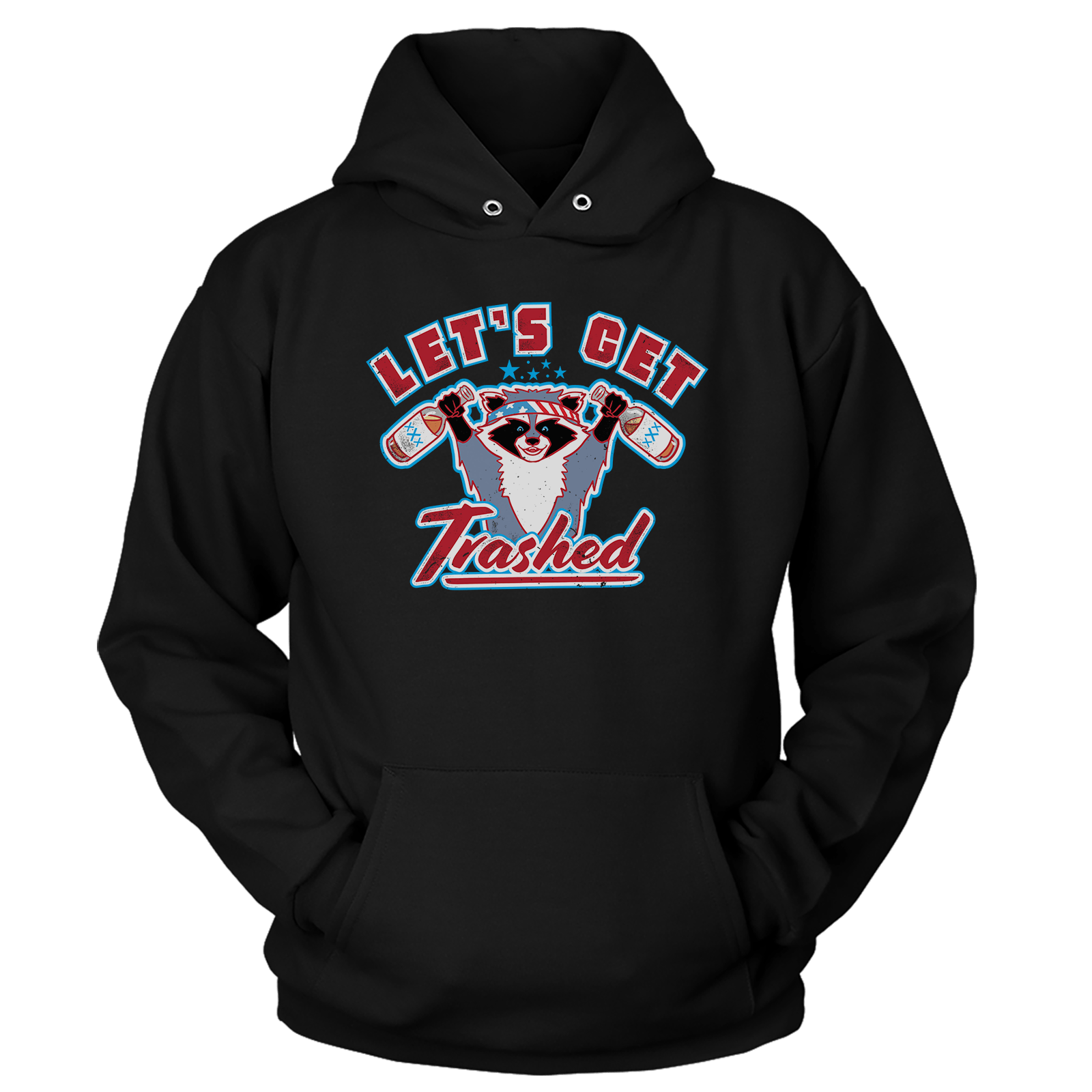 Apparel Unisex Hoodie / Black / S Let's Get Trashed