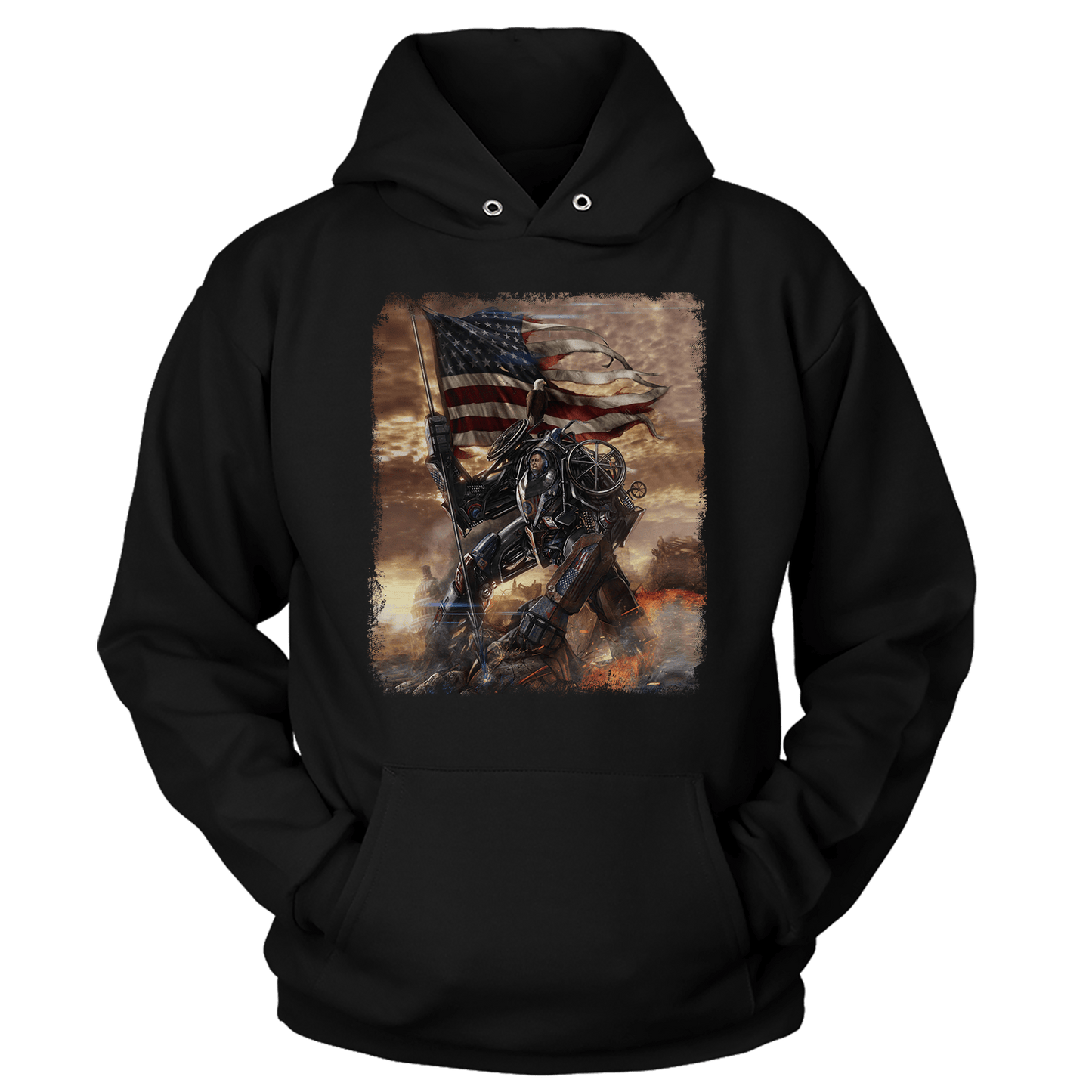 Apparel Premium Soft Hoodie / Black / XS FDR Battle for America (Ladies)