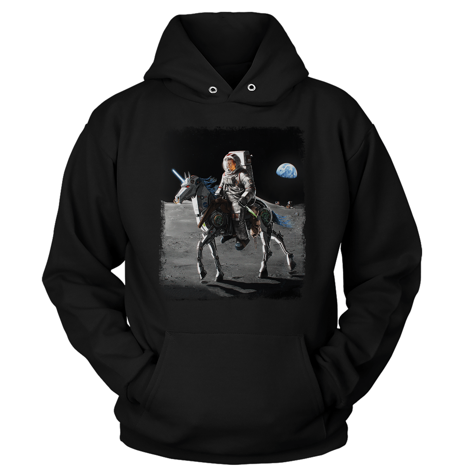 Apparel Unisex Hoodie / Black / S JFK Alien Hunter