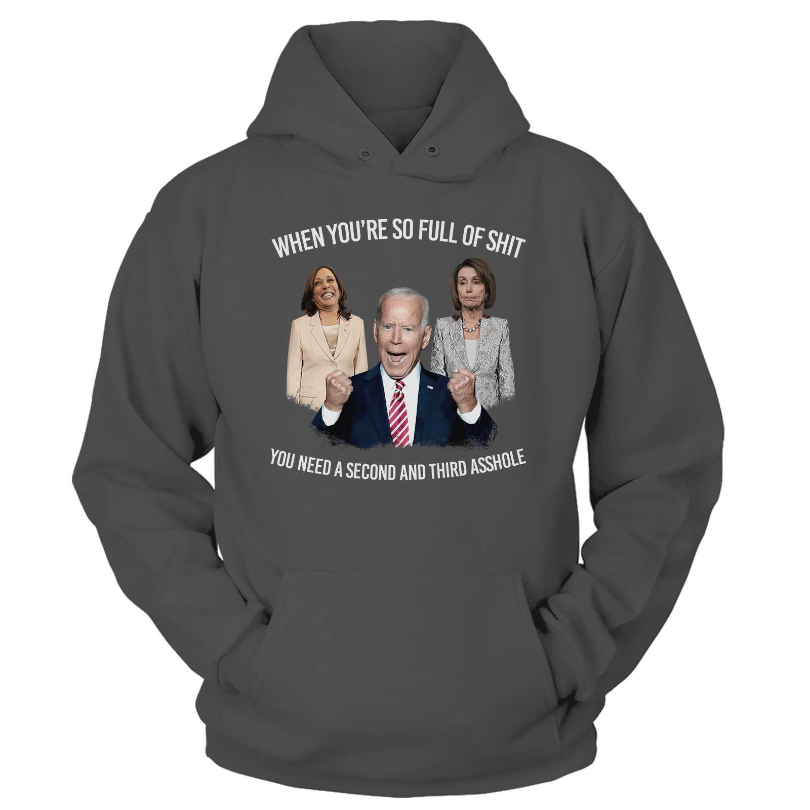 T-shirt Unisex Hoodie / Charcoal / S You Need A Second And Third