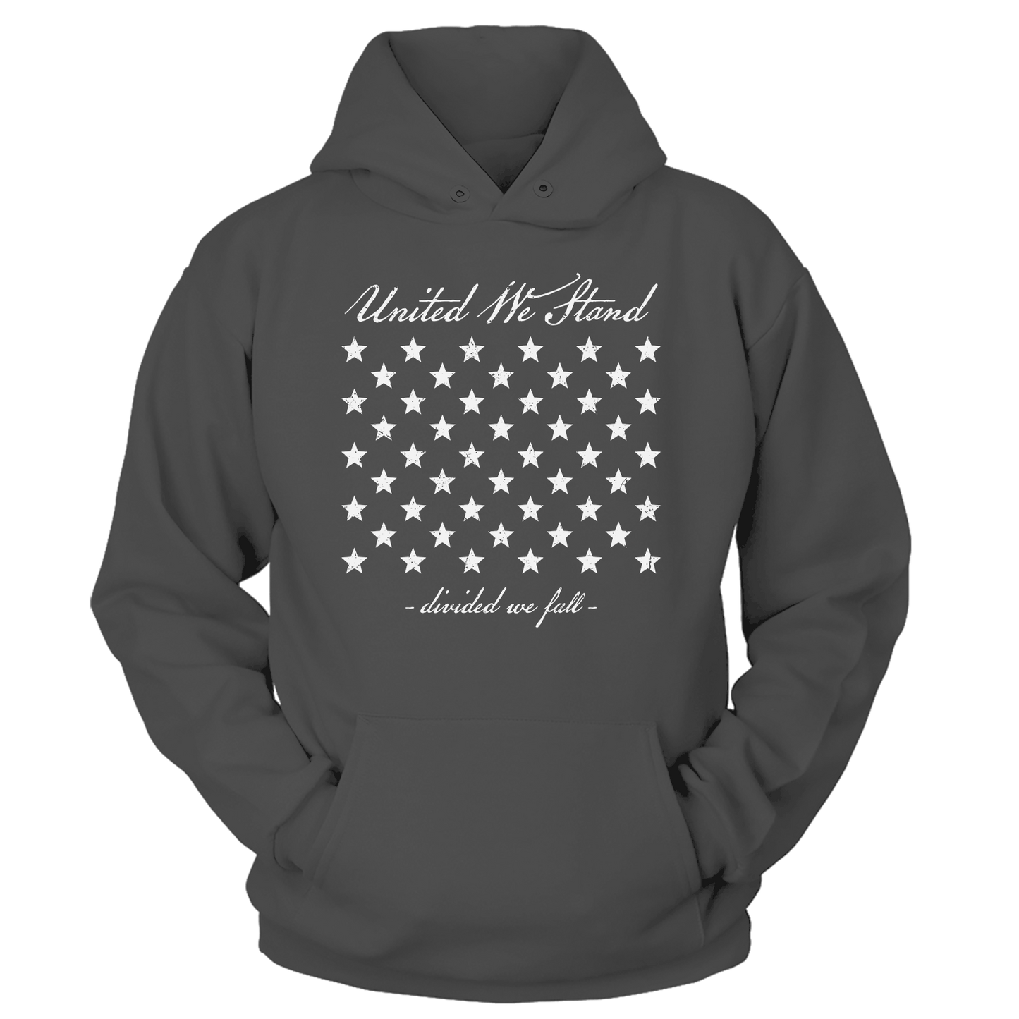 T-shirt Unisex Hoodie / Charcoal / S United We Stand