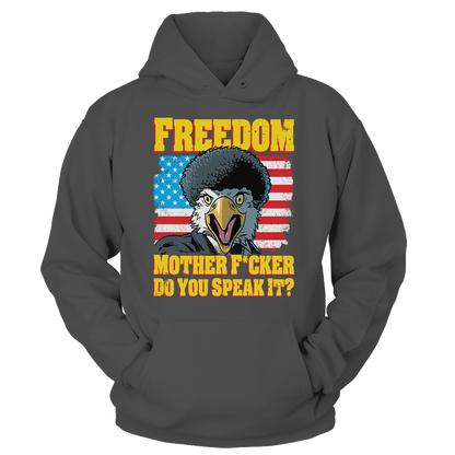 T-shirt Unisex Hoodie / Charcoal / S Freedom MF