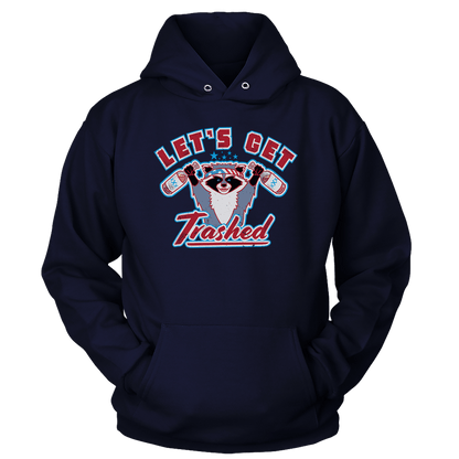 Apparel Unisex Hoodie / Navy / S Let's Get Trashed