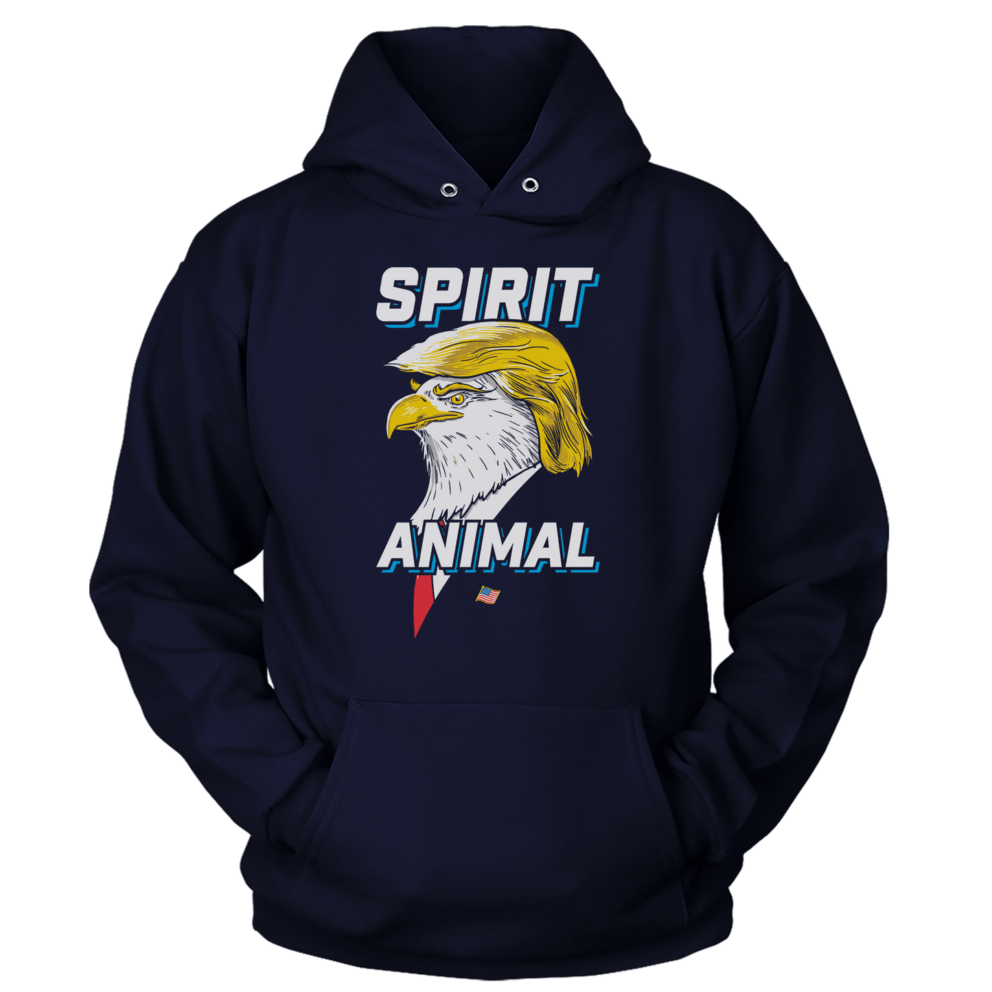 Spirit Animal (Trump Eagle) Ladies Hoodie