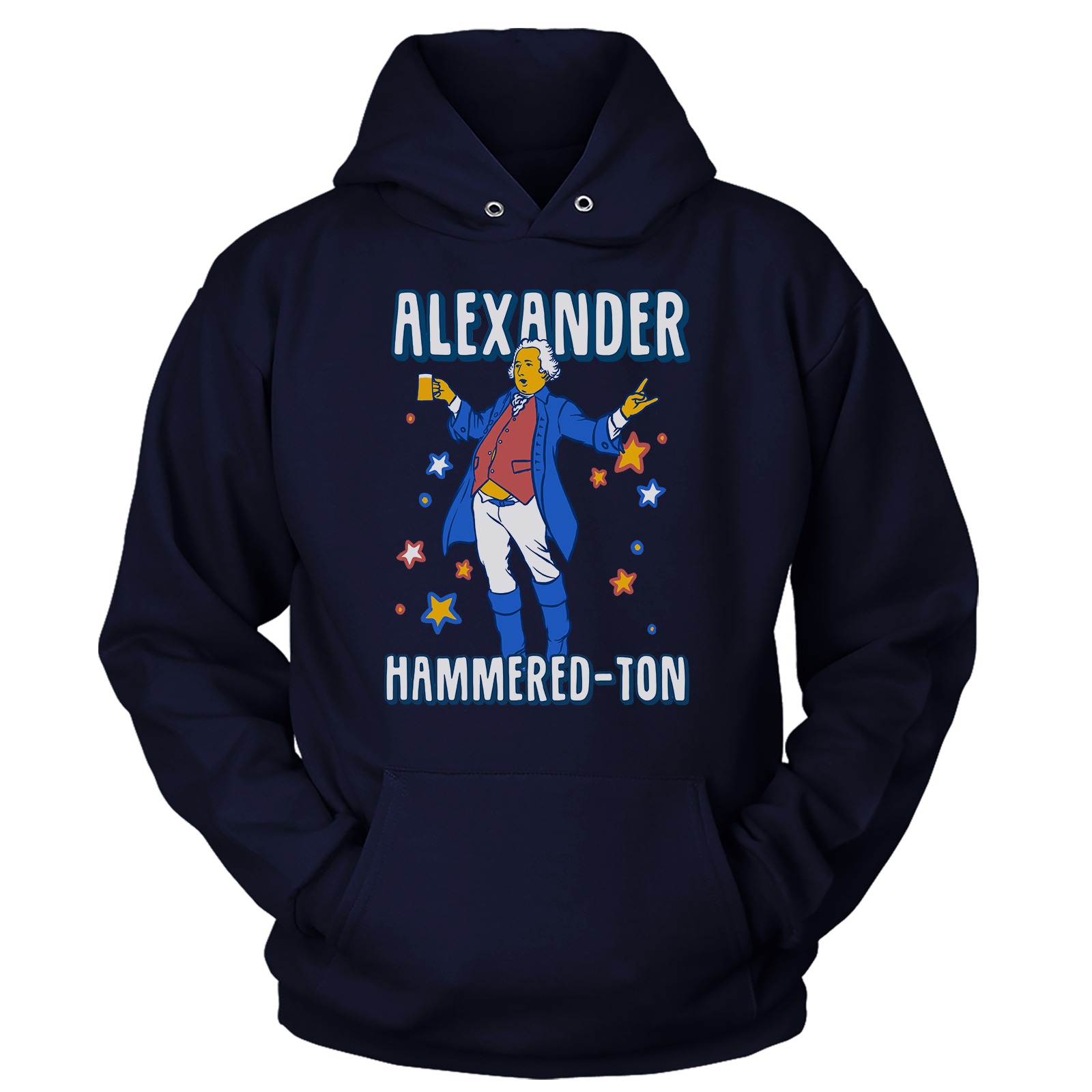 T-shirt Unisex Hoodie / Navy / S Let's Get Alexander Hammered-Ton