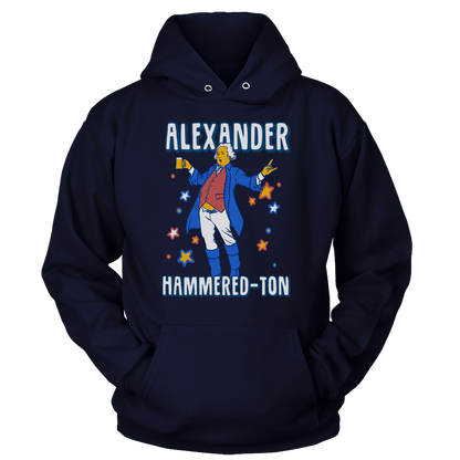 T-shirt Unisex Hoodie / Navy / S Let's Get Alexander Hammered-Ton