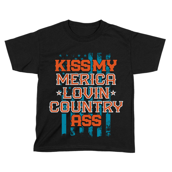 Kiss My Merica Lovin Country - Kids