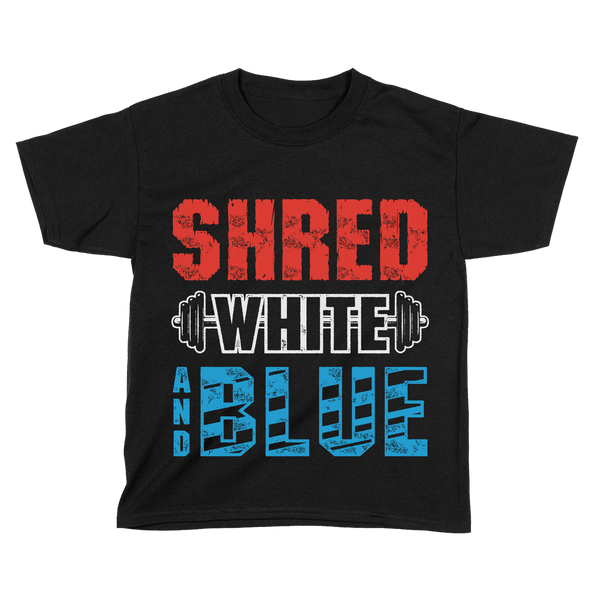 Shred White And Blue - Kids