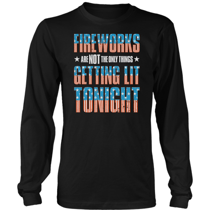 Apparel Mens Long Sleeve / Black / S Getting Lit Tonight