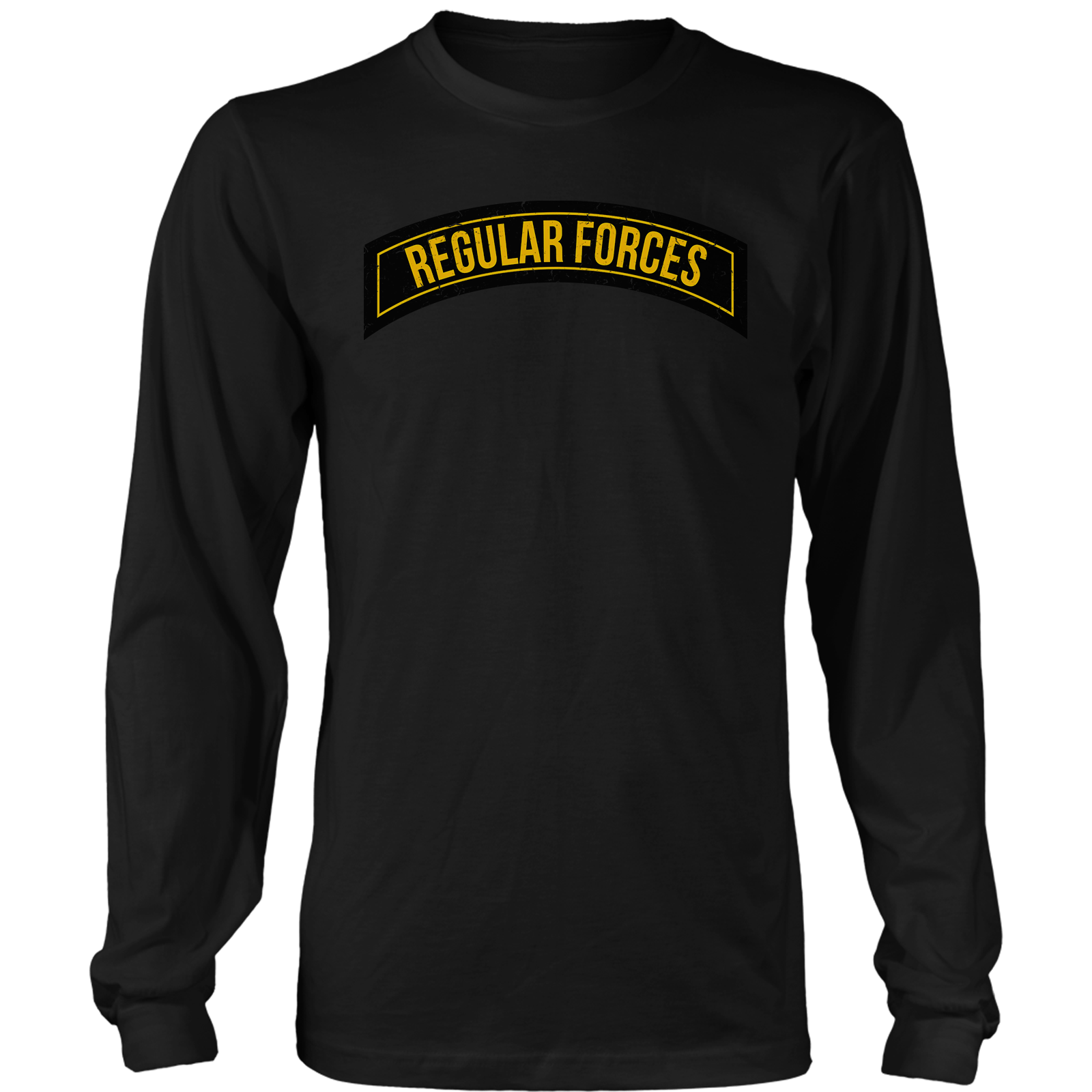 Apparel Mens Long Sleeve / Black / S Regular Forces