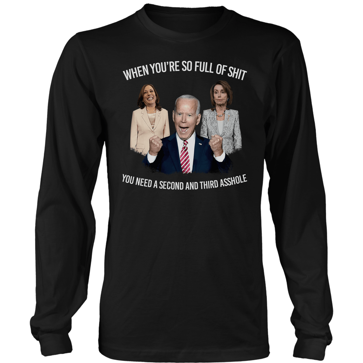T-shirt Mens Long Sleeve / Black / S You Need A Second And Third
