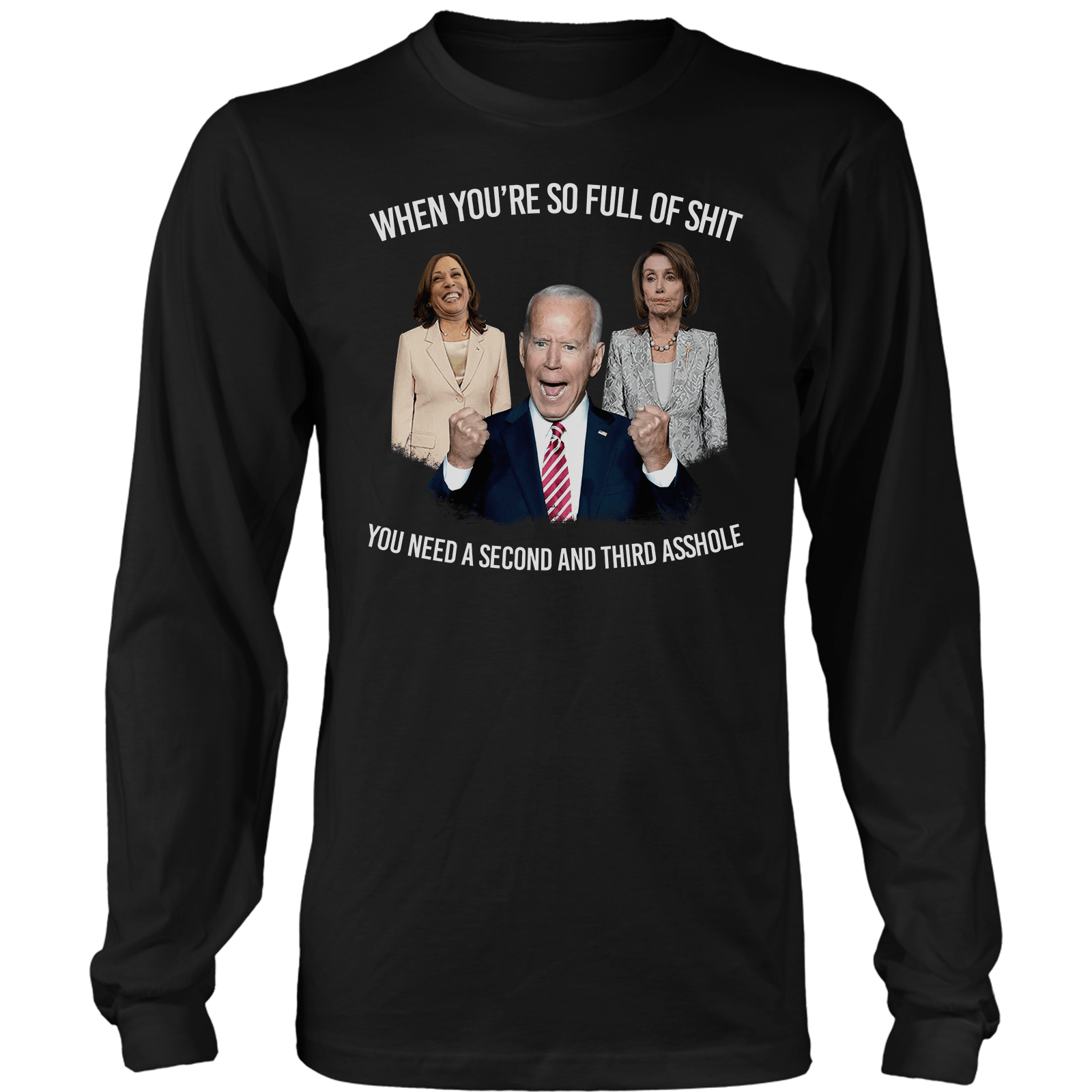 T-shirt Mens Long Sleeve / Black / S You Need A Second And Third