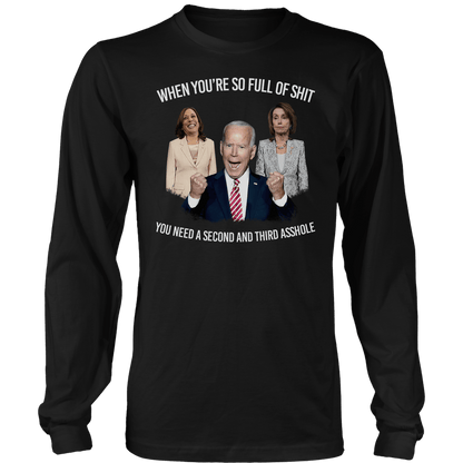 T-shirt Mens Long Sleeve / Black / S You Need A Second And Third