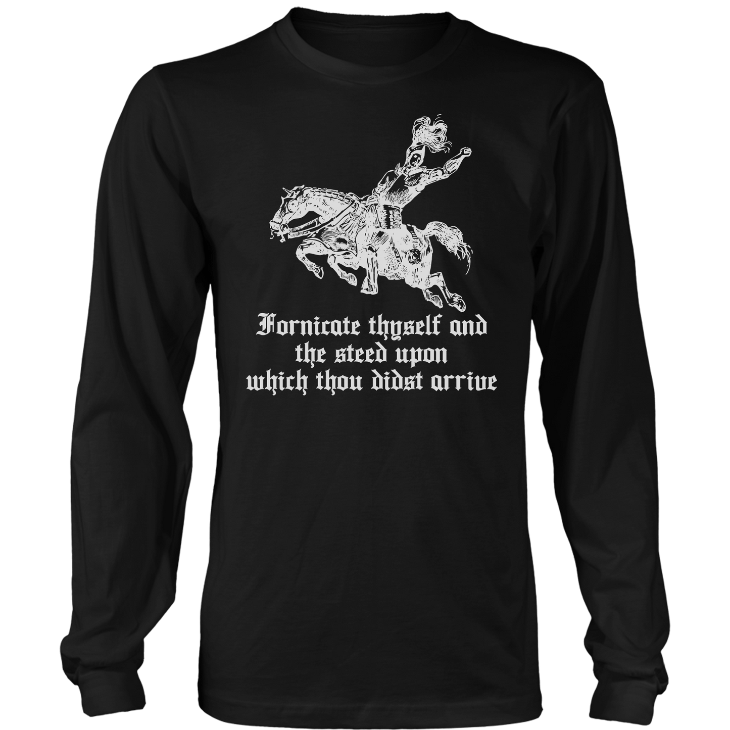 T-shirt Fornicate Thyself