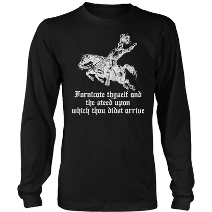 T-shirt Fornicate Thyself