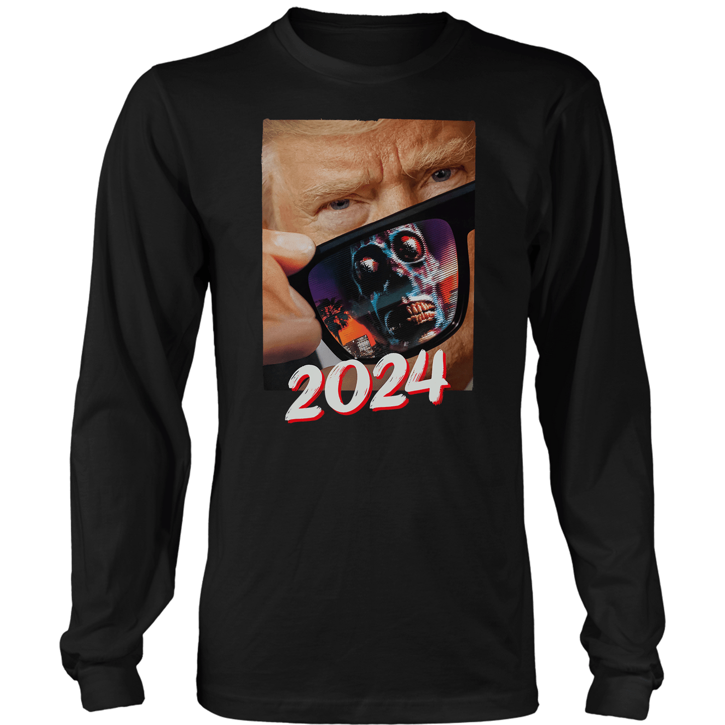 T-shirt Mens Long Sleeve / Black / S Trump 2024 They Live
