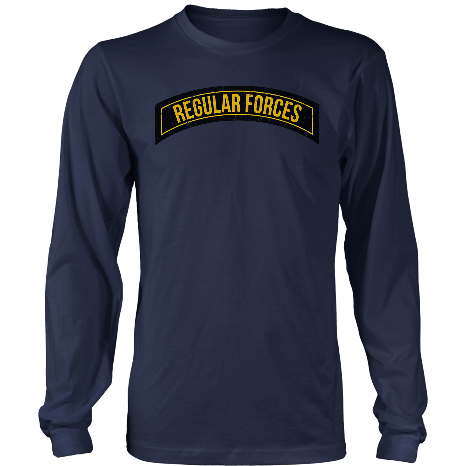 Apparel Mens Long Sleeve / Midnight Navy / S Regular Forces