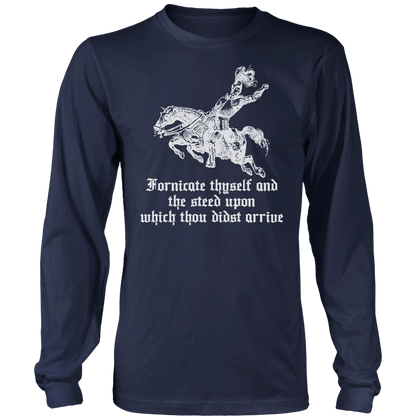 T-shirt Fornicate Thyself