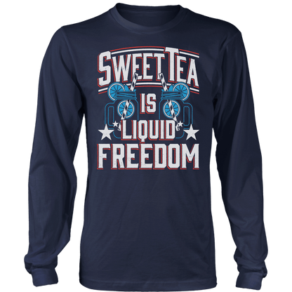 Apparel Mens Long Sleeve / Midnight Navy / S Sweet Liquid Freedom