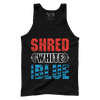 Shred White And Blue