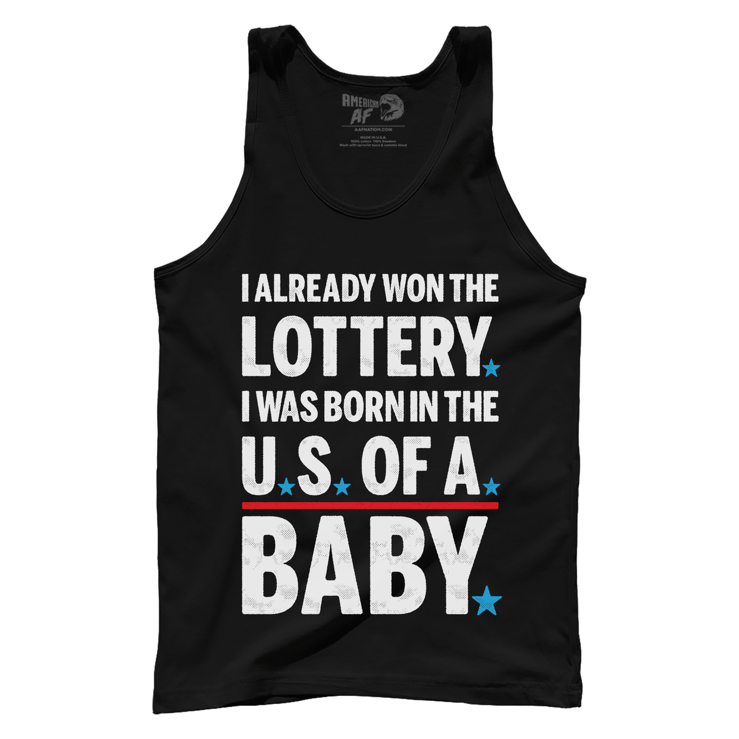 Apparel Premium Mens Tank / Black / XS U.S. Of A.