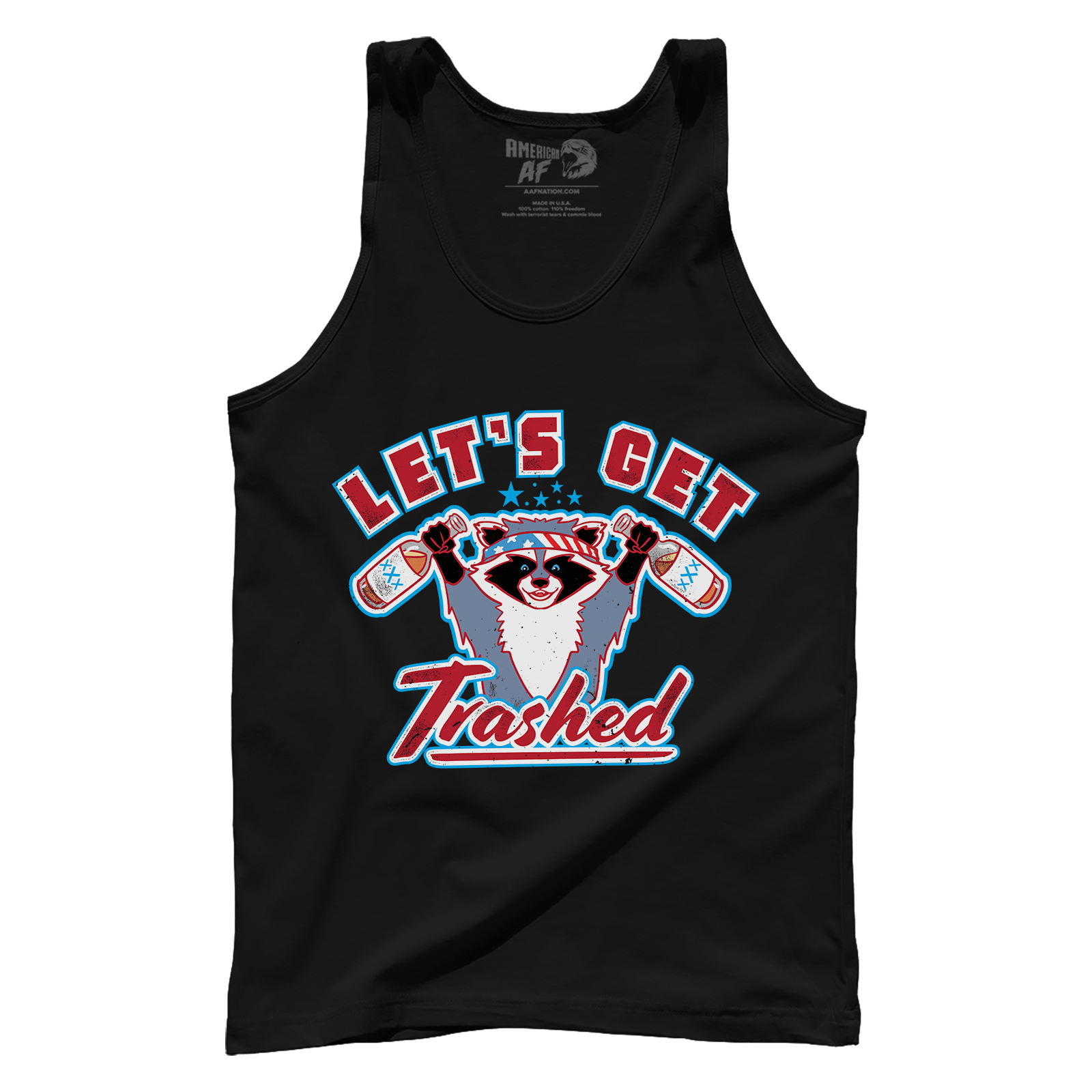 Apparel Premium Mens Tank / Black / XS Let's Get Trashed