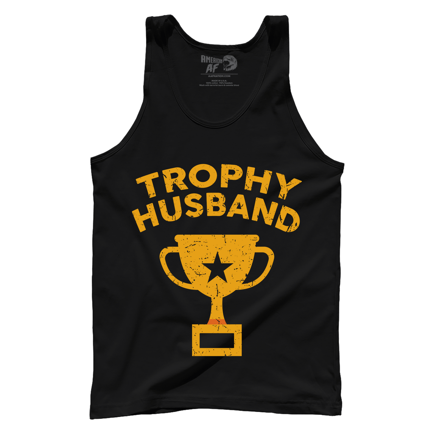 T-shirt Premium Mens Tank / Black / XS Trophy Husband