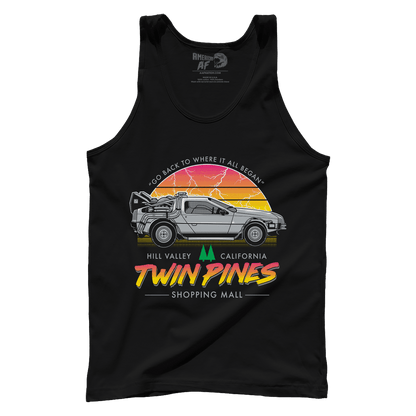 T-shirt Premium Mens Tank / Black / XS Twin Pines