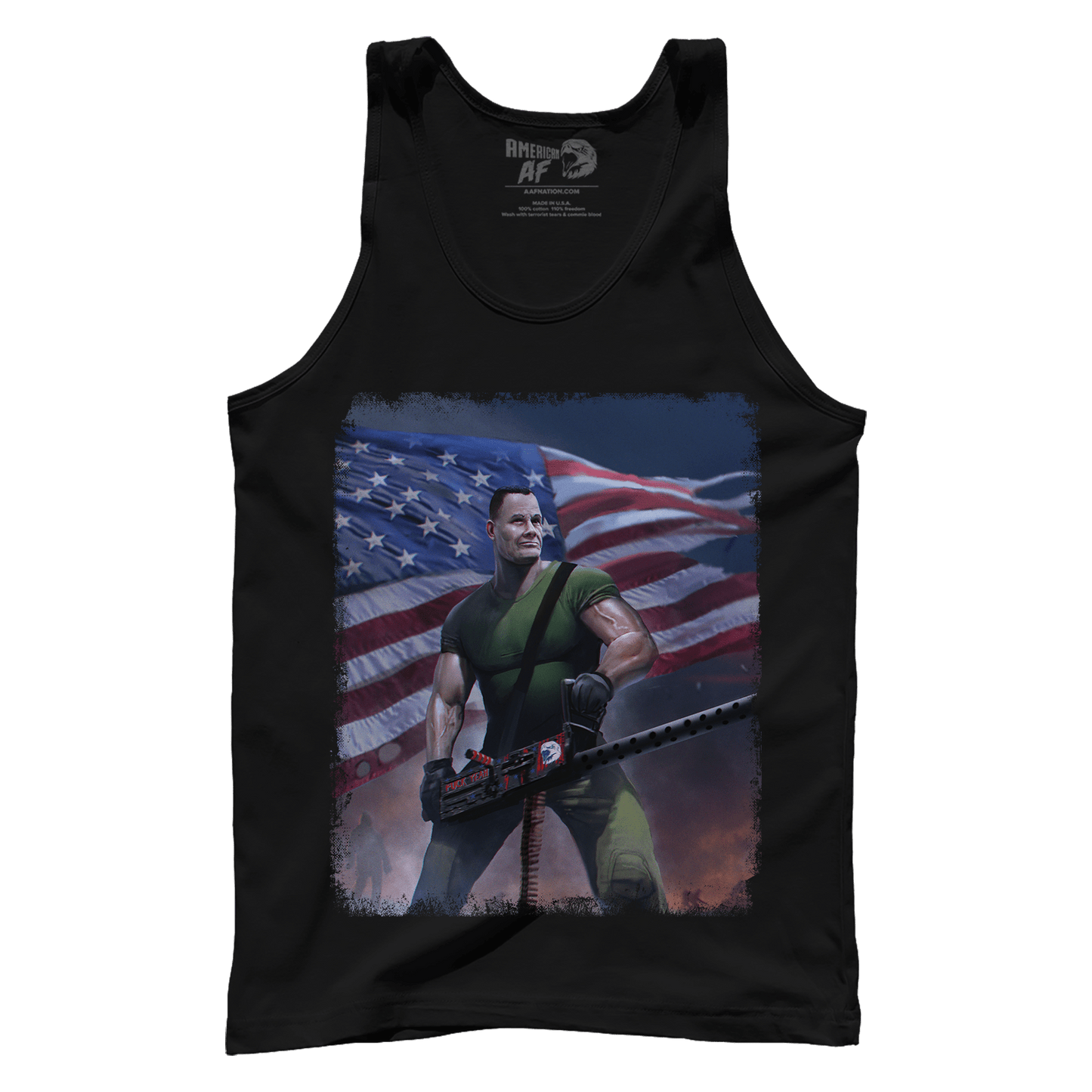 Apparel Premium Mens Tank / Black / XS Chesty Puller Frozen Chosin' Zoom 2