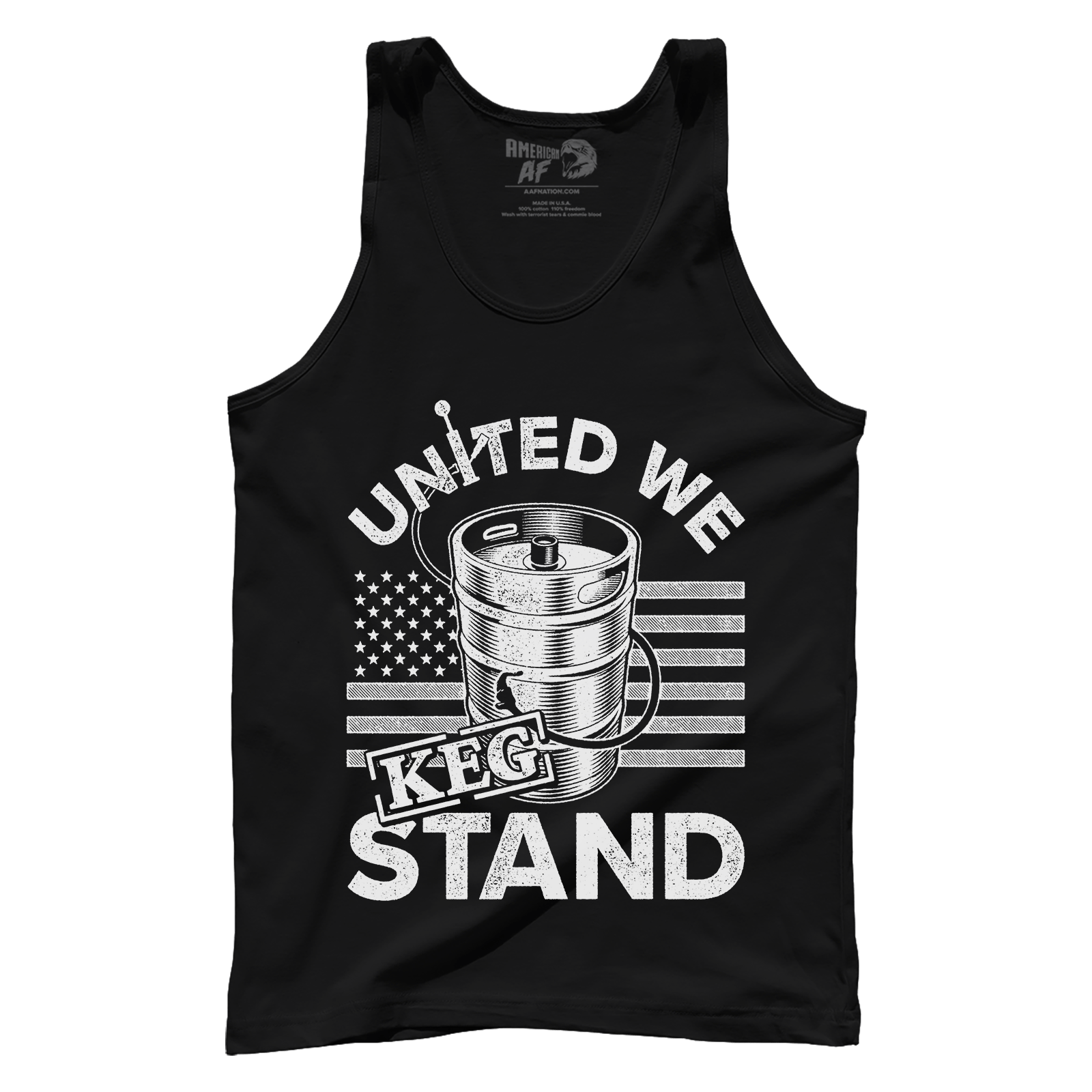 Apparel Premium Mens Tank / Black / XS United We Keg