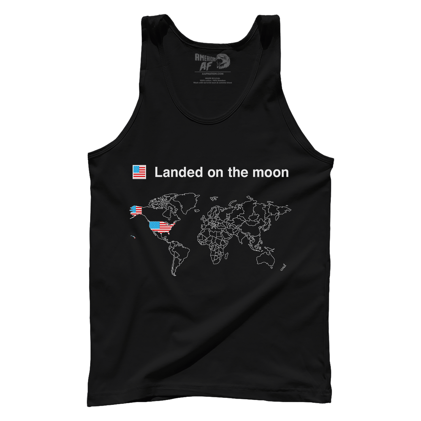 T-shirt Premium Mens Tank / Black / XS Moon Landers