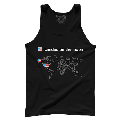 T-shirt Premium Mens Tank / Black / XS Moon Landers