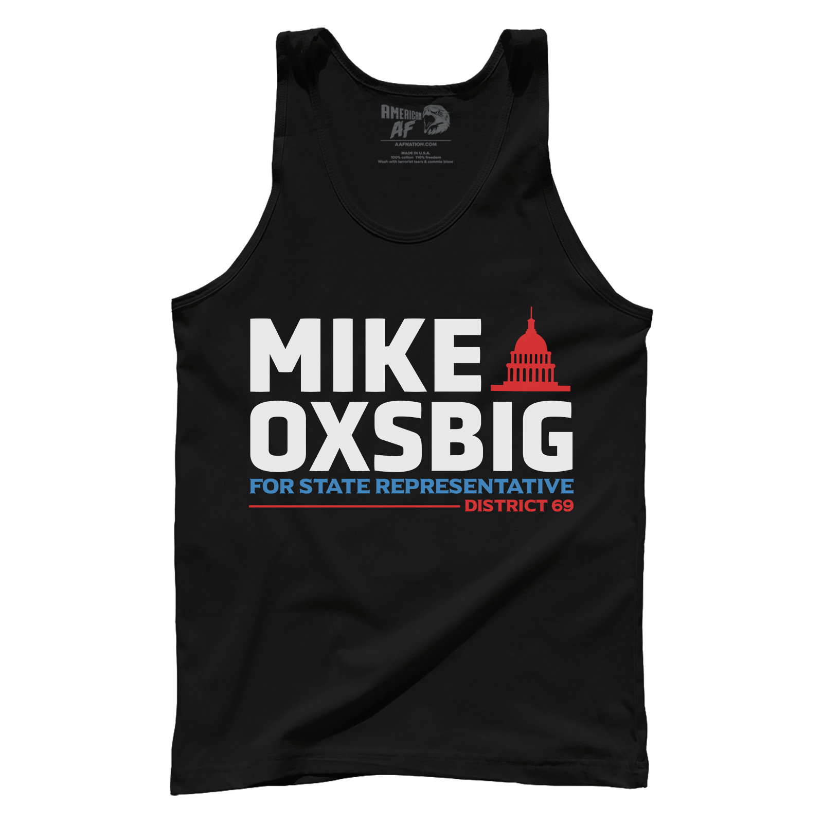 T-shirt Premium Mens Tank / Black / XS Mike Oxsbig