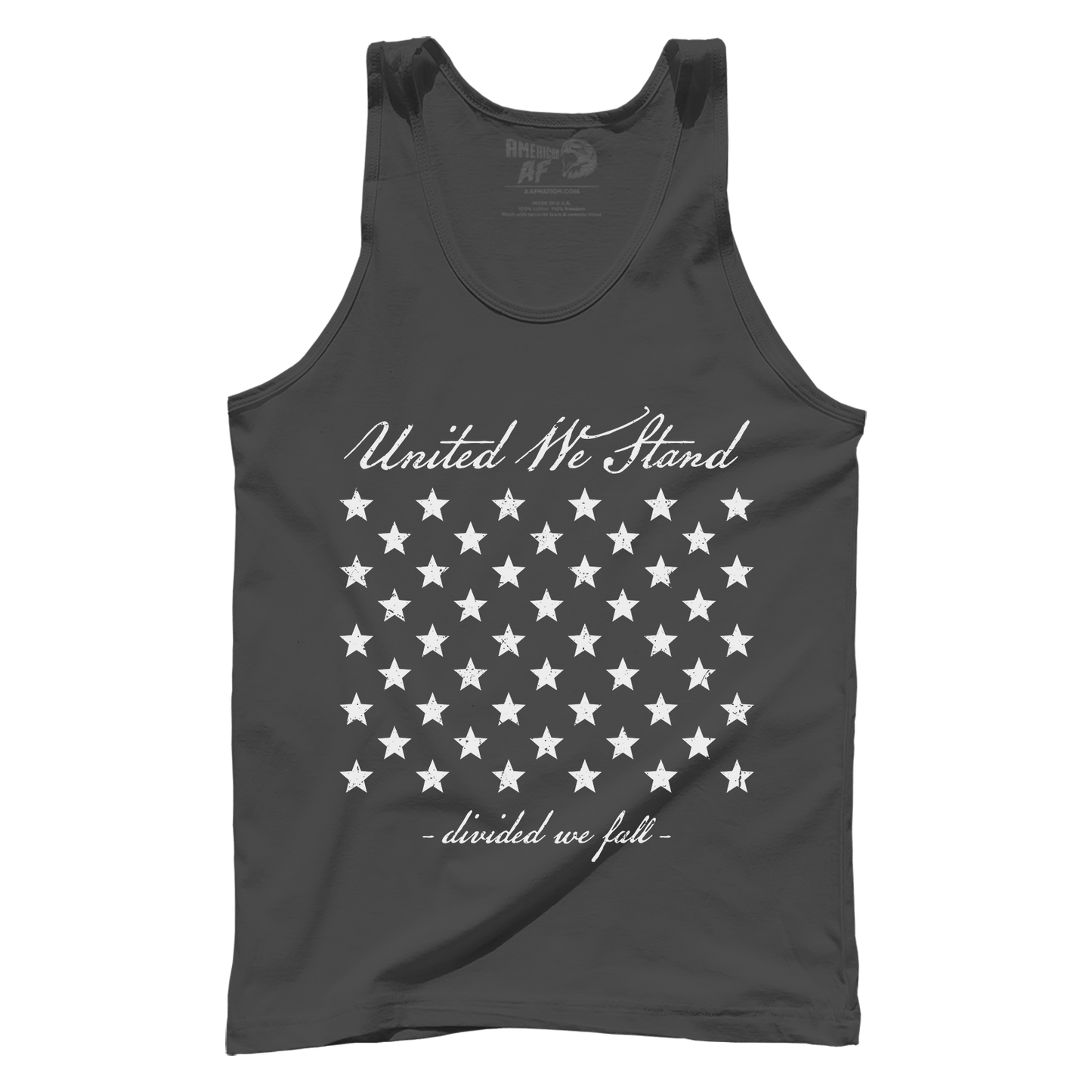 T-shirt Premium Mens Tank / Dark Grey / XS United We Stand