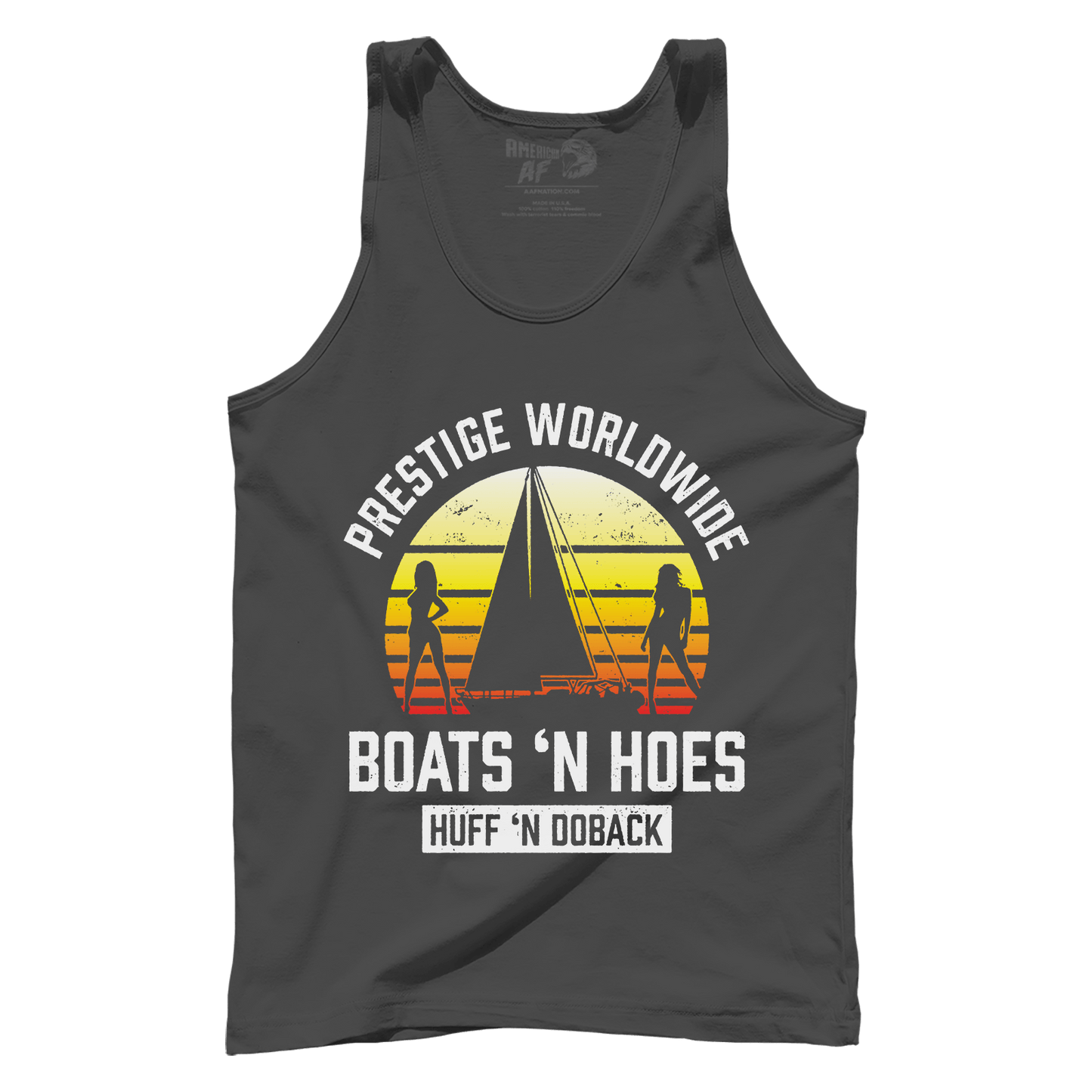 T-shirt Premium Mens Tank / Dark Grey / XS Boats 'N Hoes