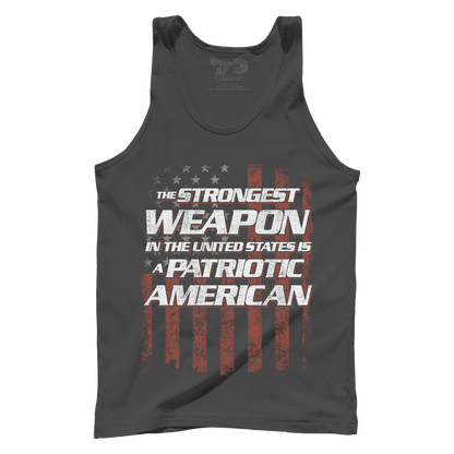 T-shirt Premium Mens Tank / Dark Grey / XS The Strongest Weapon
