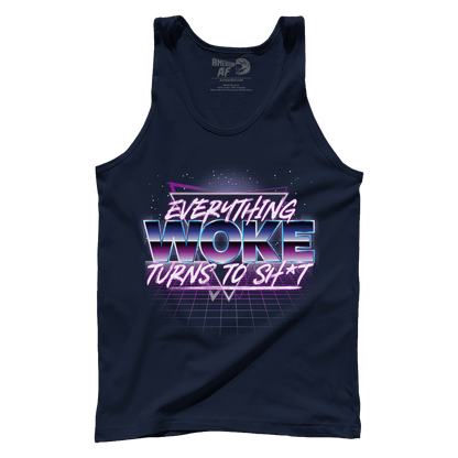 T-shirt Premium Mens Tank / Navy / XS Everything Woke