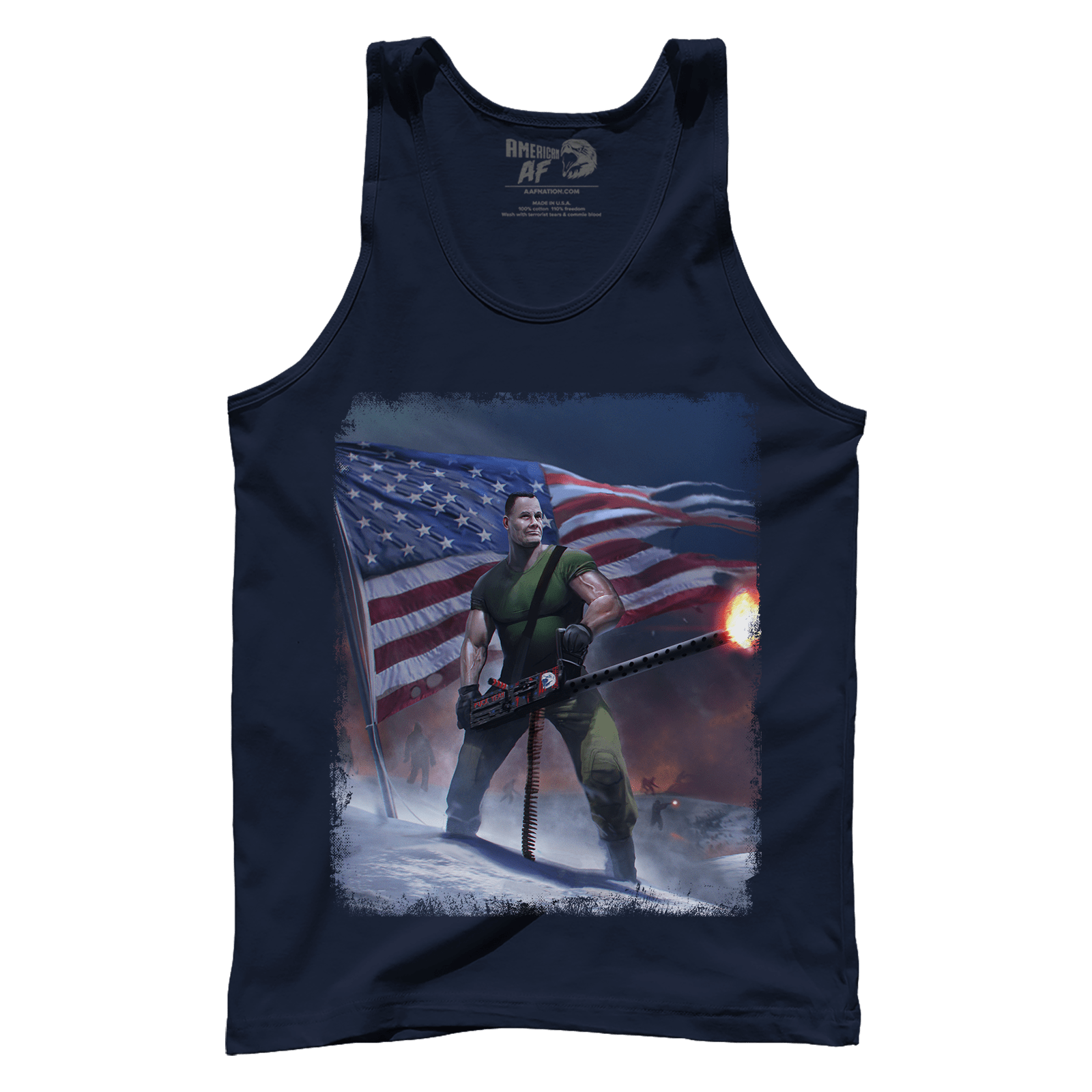 Apparel Premium Mens Tank / Navy / XS Chesty Puller Frozen Chosin' Zoom