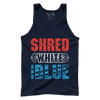 Shred White And Blue