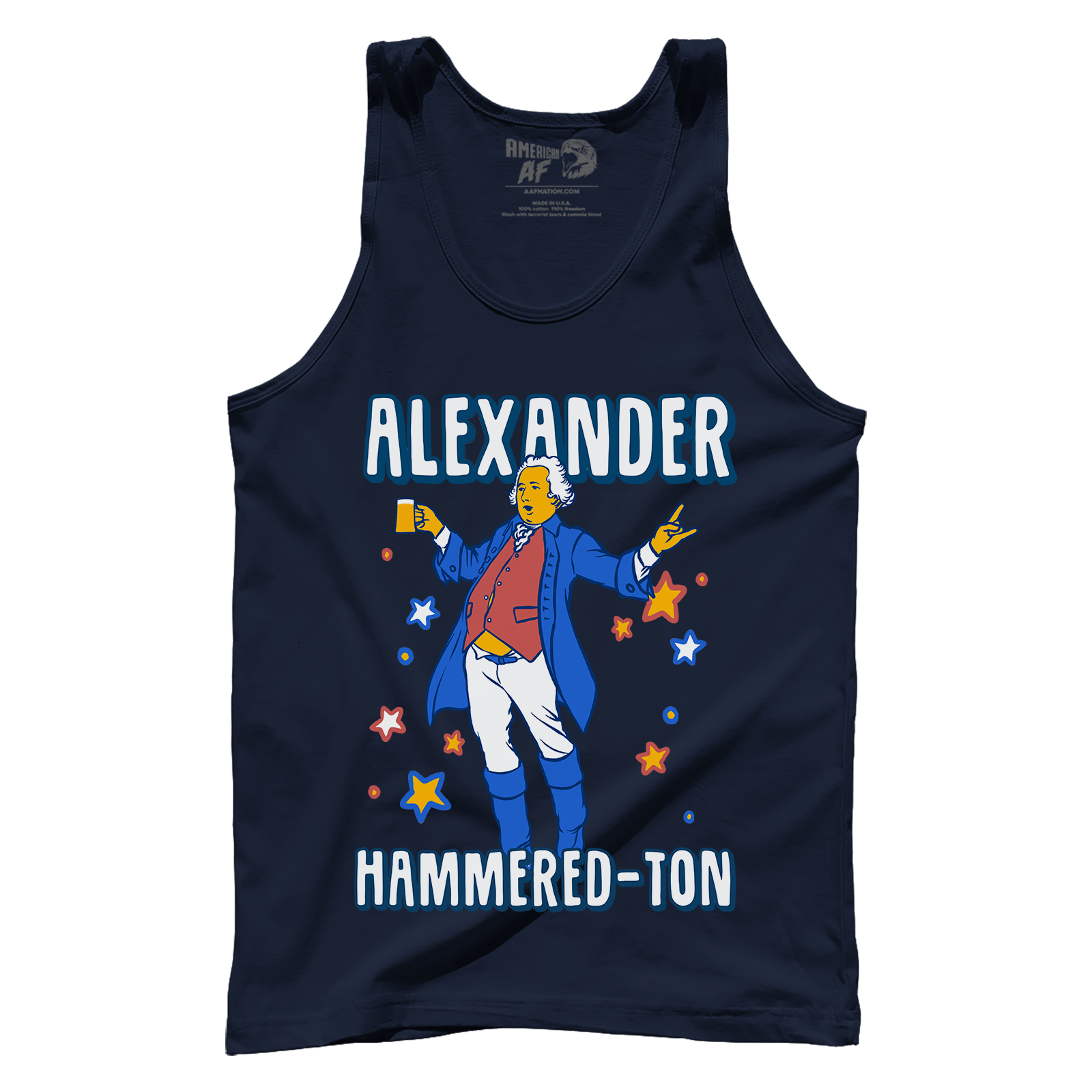 T-shirt Premium Mens Tank / Navy / XS Let's Get Alexander Hammered-Ton