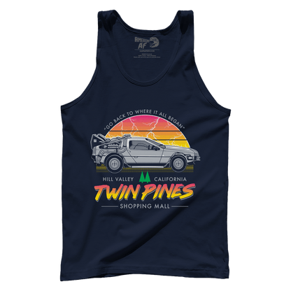 T-shirt Premium Mens Tank / Navy / XS Twin Pines