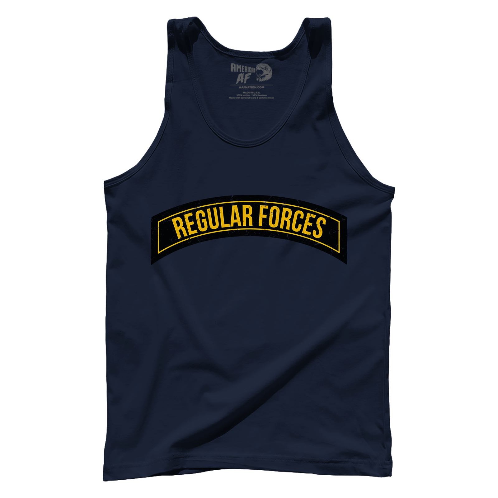 Apparel Premium Mens Tank / Navy / XS Regular Forces