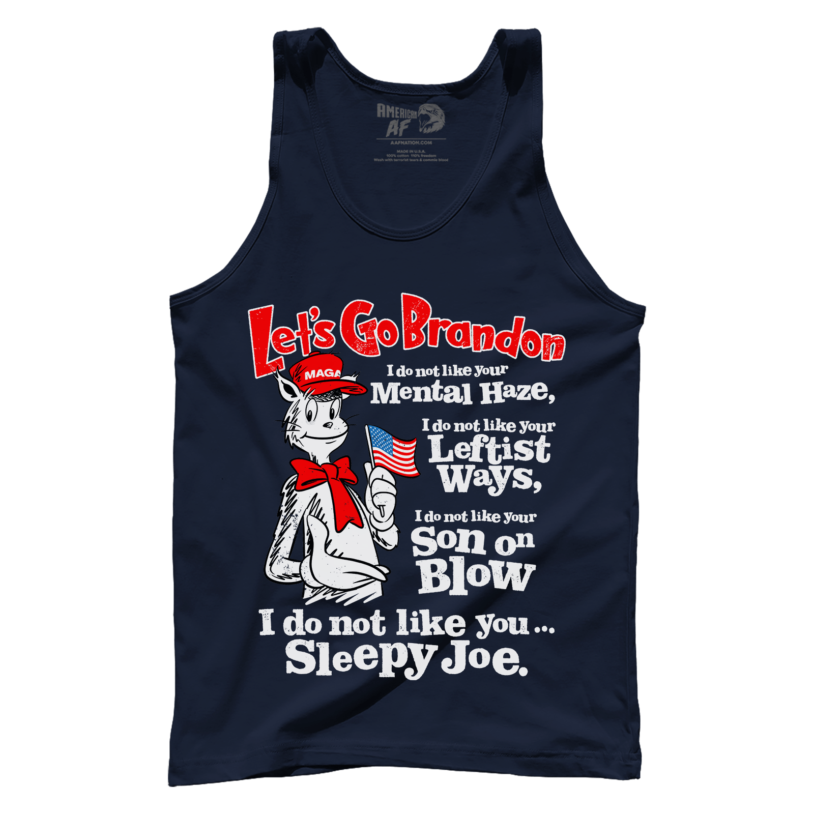 Apparel Premium Mens Tank / Navy / XS IDNL Sleepy Joe
