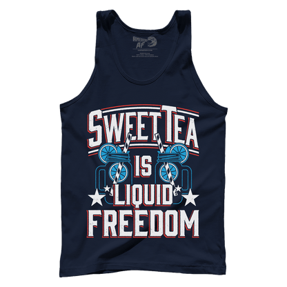 Apparel Premium Mens Tank / Navy / XS Sweet Liquid Freedom