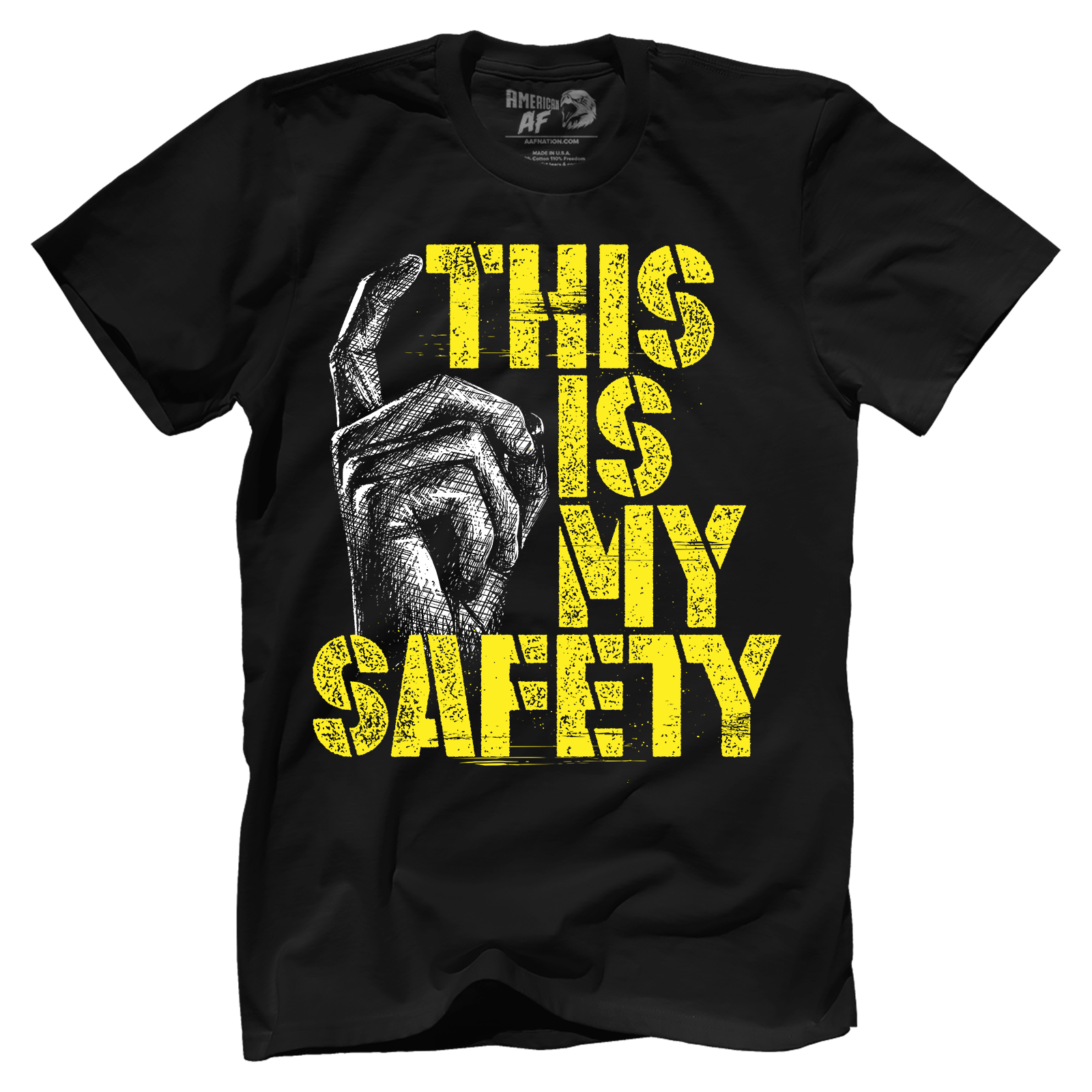 T-shirt Premium Mens Shirt / Black / XS This Is My Safety